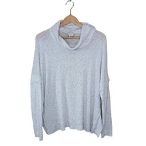 Anthropologie Postmark | Lassen Blue Speckled Cowl Neck Sweater Small - $32.90