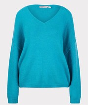 Esqualo v neck sweater in Peacock Blue - size M - £42.04 GBP