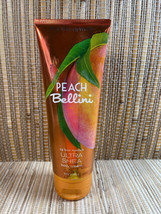 Bath &amp; Body Works PEACH BELLINI Ultra Shea Body Cream Lotion 8 oz - $29.70