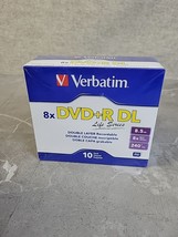 Verbatim DVD + R DL 10 Pack Double Layer Recordable 8.5 GB 240 Min - £11.86 GBP