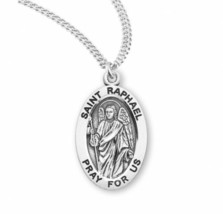St. Raphael Sterling Silver Necklace - £33.53 GBP