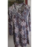 No Comment Plus ~ Women&#39;s Size 1X Choker Dress ~ Multicolored Polyester/... - $42.10 CAD