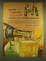 1962 Canada Dry Mixers Ad - Here's how! Canada Dry's special sparkle  - $18.49