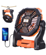 TDLOL Battery Powered Fan，270° Rotating Portable Fan Camping Fan Recharg... - $107.96