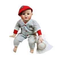 Ashton-Drake Michael Doll Baseball Player Pitcher Signed Certificate Retired - £43.28 GBP