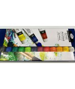 Set Of 2 NEW ACRYLIC PAINTS SET 12 Colors in Box- Artists Painters-3 Ava... - £7.37 GBP