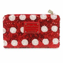 Minnie Mouse Bow Sequin Wallet by Loungefly 2021 - £47.03 GBP