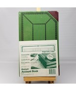 Esselte Pendaflex Boorum Account Book Green Reinforced Corners 12-1/2&quot;x7... - £30.76 GBP