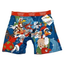 WB Mens Size Medium Looney Tunes Christmas Boxer Briefs CoCo Brands Bugs... - $14.87