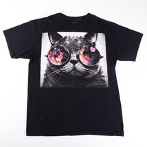 Galaxy Goggles Cat Space Nebula Universe Kitty Popular Poison Shirt Adult Medium - £7.09 GBP