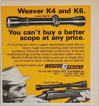 1968 Print Ad Weaver K4 &amp; K6 Rifle Scopes Hunter Aiming El Paso,Texas - £10.20 GBP
