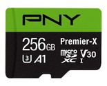 256Gb Premier-X Class 10 U3 V30 Microsdxc Flash Memory Card - 100Mb/S, 1... - $35.99