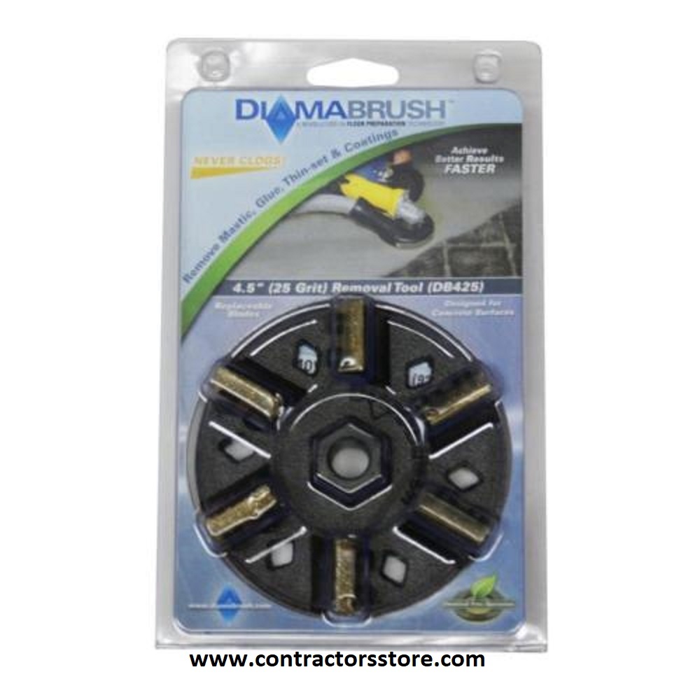 Diamabrush 4.5&quot; Concrete Coating Removal Tool 25 Grit  - $109.00