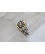 C.Krypell Signed Charles Krypell Fine Jewelry 18K/14K/930 Silver Diamond Ring - $555.98