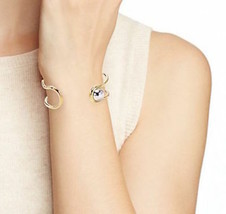 Marc Jacobs Bracelet Safety Pin Cuff Oro Argento NEW - $57.42