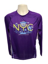 2018 NYRR United Airlines NYC Half Mens Small Purple Long Sleeve Jersey - £14.08 GBP