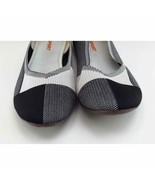 JSport Women Sz 6.5 M Black Flat Fabric Shoes Doreen - £13.25 GBP