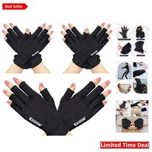 Fingerless Cotton Gloves for Eczema Relief - Moisturizing Touchscreen Gl... - $30.64