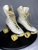 Vintage Chicago Roller Skates 94450 Women’s SZ 6 White Leather Mark V Wh... - $1,197.85 MXN