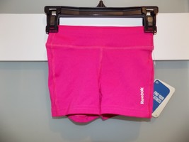 Reebok Hot Pink Compression Shorts Playdry Sz XXS (4/6) GIRL&#39;S NEW - $13.35