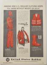 1957 Print Ad United States Rubber US Insulair Hunting Clothes &amp; Boots New York - £9.12 GBP