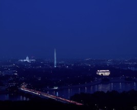 Night view of Washington DC Monuments and US Capitol  New 8x10 Photo - £7.04 GBP
