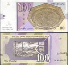 Macedonia. Banknote 100 denari. 2009. Unc. Paper. Cat# P.16j - £3.04 GBP