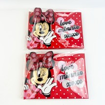TWO Disney Parks Minnie Mouse Bow Photo Album Autograph Book Love Red Se... - $612.43 MXN