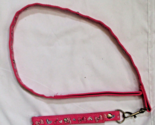 Build A Bear Workshop Pink Hearts &amp; Bows Leash &amp; Collar Set With Rhinest... - $9.89