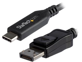 StarTech.com CDP2DP146B 5.9 ft (1.8 m) - USB-C to DisplayPort Adapter Cable - 8K - $82.99