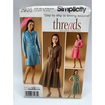 Simplicity Misses Dress Sewing Pattern sz 16-24 2996 - uncut - $10.88
