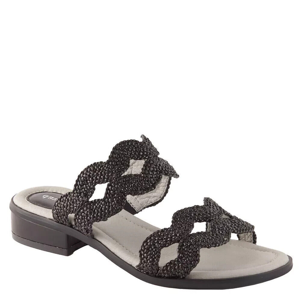 David Tate Journey Women&#39;s Sandal Size 10.5 M Black NIB - $25.69