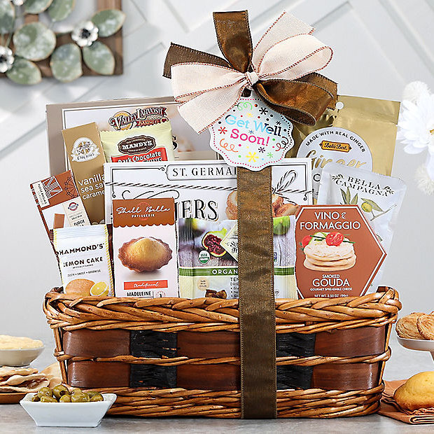 Get Well Traditions: Gourmet  Gift Basket - $65.95 Get Well Traditions: Gourmet  Gift Basket - $65.95