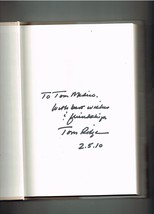 The Test of Our Times by Tom Ridge 2009 Signed Autographed HC Book - £58.18 GBP
