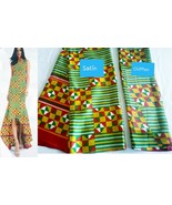 6 Yards African Ankara Wax Prints Fabric.Silk Satin &amp; Chiffon - Choose - £40.85 GBP