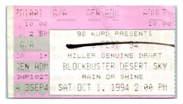 Refreshments Concert Ticket Stub October 1 1994 Phoenix Arizona - £19.54 GBP