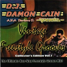 D.J. Damon Cain Presents Vintage Freestyle Grooves U.S. Cd 2000 16 Tracks - $28.99