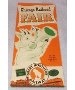 Chicago Railroad Fair Great Northern Railway Burlington Route 1948 Fold Out - €8,66 EUR