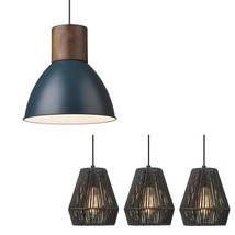 Modern Pendant Light With 3 Pack Modern Woven Pendant Light Fixtures For Kitchen - £188.98 GBP