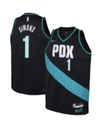 NWT 52 Nike Anfernee Simons Portland Trail Blazers PDX Carpet rip City Jersey - $52.24