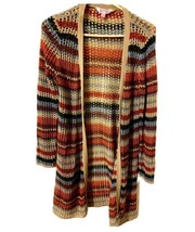 No boundaries Sweater Juniors Size S 3-5 Long Festival Open Duster Cardigan - £10.05 GBP