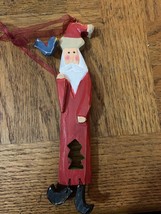 Handmade Santa Christmas Ornament - $33.56