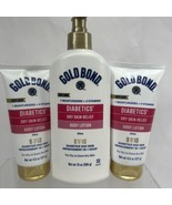 (3) Gold Bond Ultimate Dry Face Body Hydrating Relief Lotion 13oz Pump &amp;... - £19.86 GBP