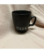 Vintage 2011 Starbucks Tazo Ceramic Mug 12.5 oz. Matte Black  - £15.58 GBP