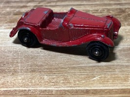 Vintage Tootsietoy MG Roadster Scale Model 2&quot; Die Cast Car Red Collectib... - $9.05