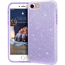 Iphone Se 2022/2020, 8 , 7 Glitter Bling Sparkle Cute Girls Women Protective Cas - £18.73 GBP