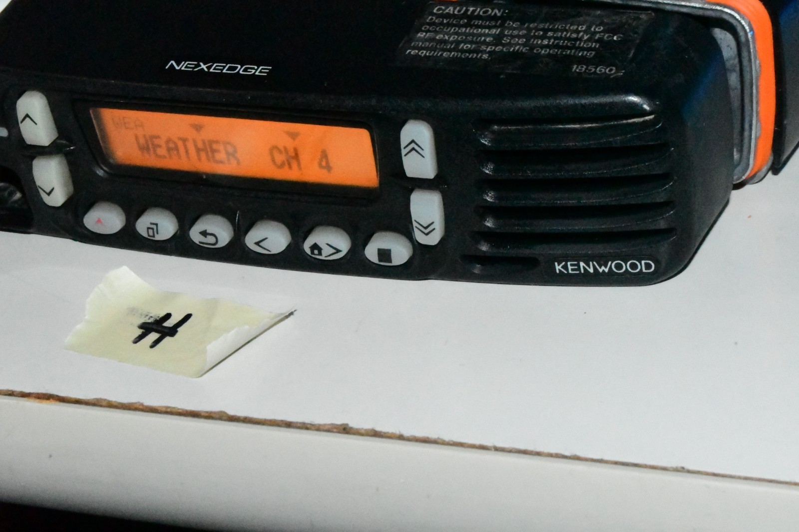 Kenwood Nexedge NX-700H-K VHF NXDN NX700 FACEPLATE ONLY RARE *TESTED* #H W4C2 Item image 5