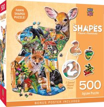 MasterPieces 500 Piece Jigsaw Puzzle for Adults, Family, Or Youth - Shap... - $12.59