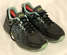 Asics Gel-Venture 6 Womens Size 10 Gray/Green Athletic Running Shoes T7G6N - £15.45 GBP
