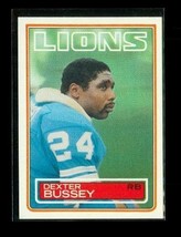 Vintage 1983 Topps Football Trading Card #60 Dexter Bussey Detroit Lions - £3.86 GBP